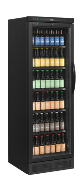 Tefcold Black Glass Door Merchandiser – Energy-Efficient Cooling ❄️