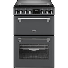 Dual Fuel Cooker with Double Oven, Grey, A Rated - Stoves DXMRARICH 60DF - London Houseware - 1