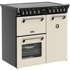 90cm Induction Stoves Range Cooker, Cream, A Rated - DX RCA RICH 90Ei RTY - London Houseware - 2