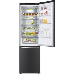 384L No Frost Black Fridge Freezer, 70/30 Freestanding - LG GBB92MCB2P - London Houseware - 3