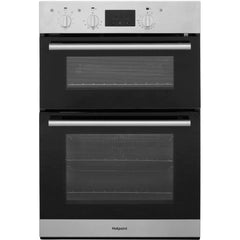 60cm Built In Electric Double Oven, Stainless – Hotpoint DD2540IX - London Houseware - 1