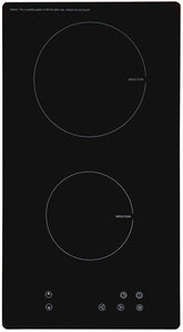 30cm Electric Induction Hob, 2 Zones / Domino - SIA INDH315BL - London Houseware - 1