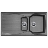 Grey 1.5 Bowl Kitchen Sink-SIA15GR - London Houseware - 1