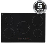 Black 5 Zone Induction Hob - SIA INDH90BL , 86cm - London Houseware -1