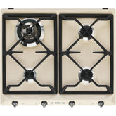 Victoria 4 Burner Smeg Gas Hob Cream - SR964PGH - Naamaste London Homewares - 1