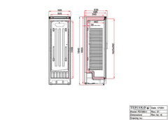 Tefcold FS1380WB Wine Bottle Cooler – 78 Bottle Capacity, Black Finish