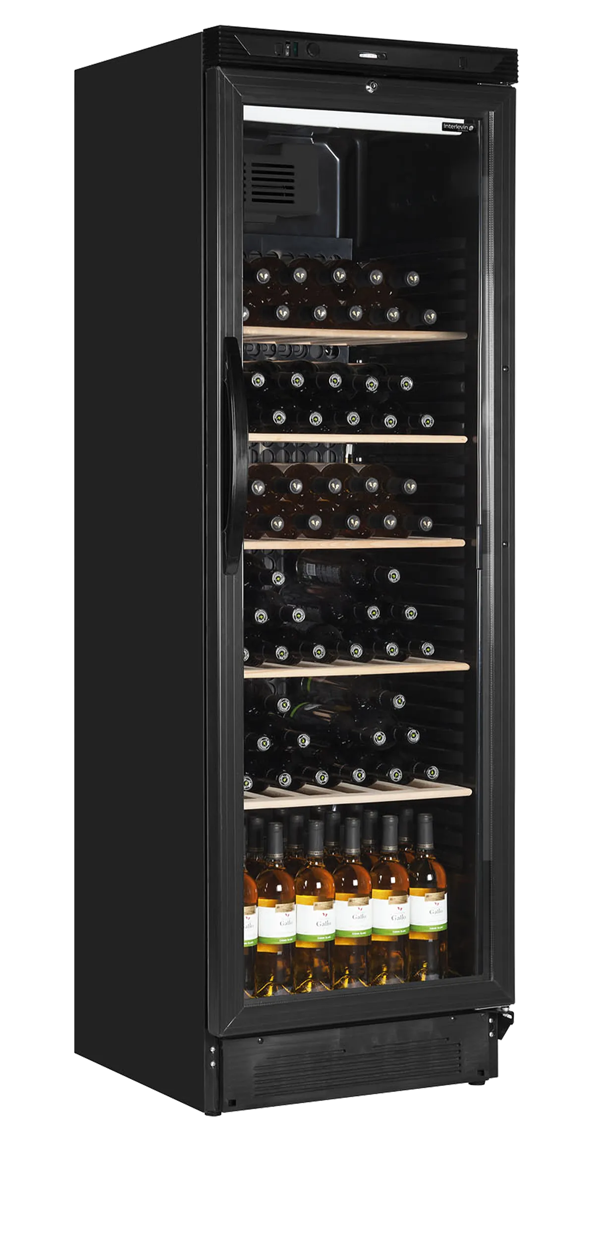 Black Glass Door Wine Cooler SC381W – 78 Bottle Capacity 🍷✨