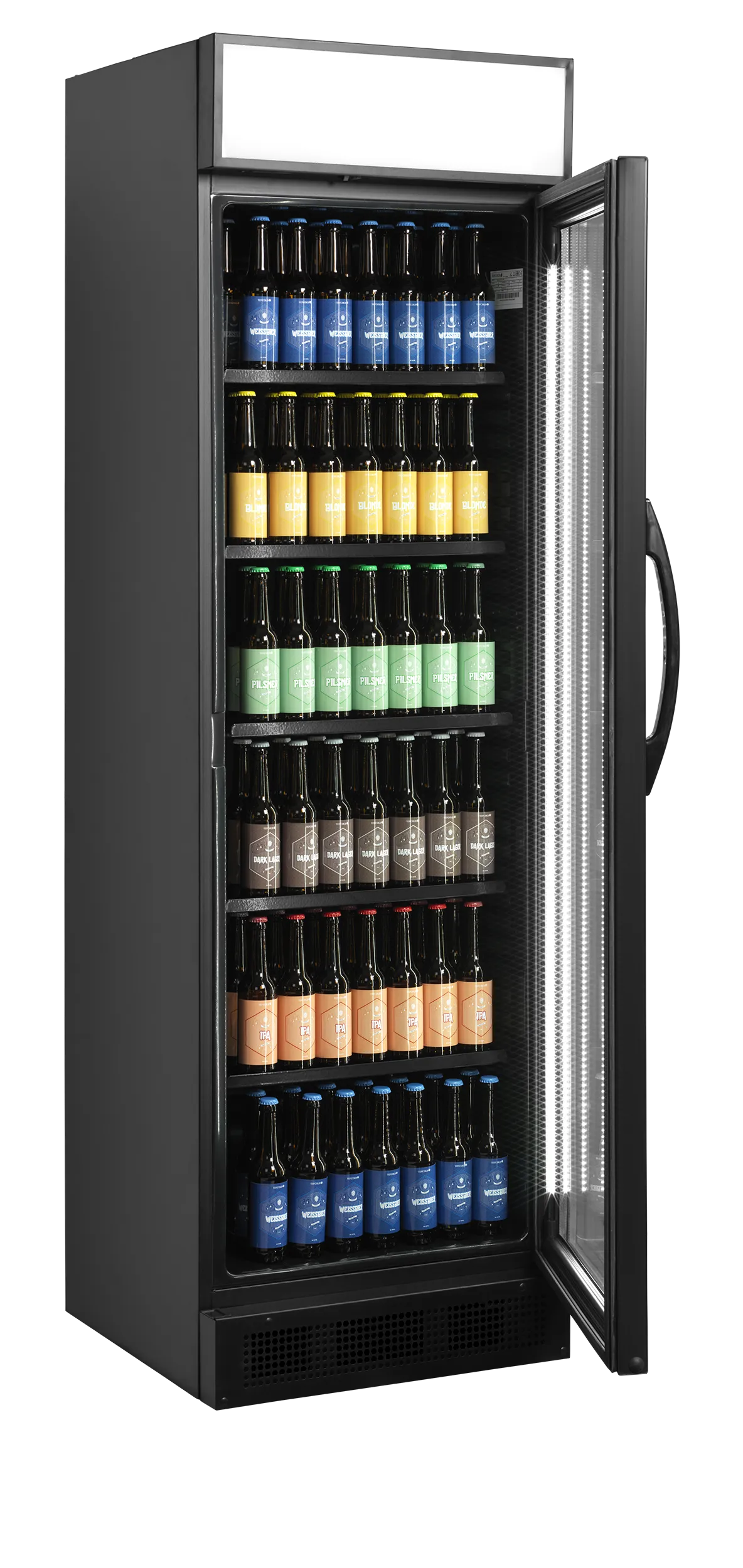 Tefcold Black Display Fridge❄️ – Sleek, Spacious & Built to Showcase ❄️