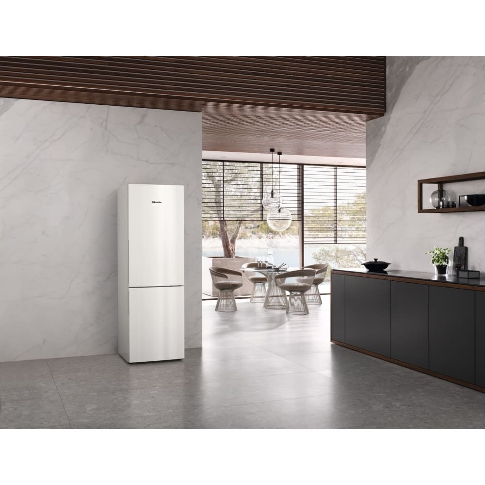308L Low Frost Freestanding Fridge Freezer, 70/30, White - Miele KD 4072 E - London Houseware - 5