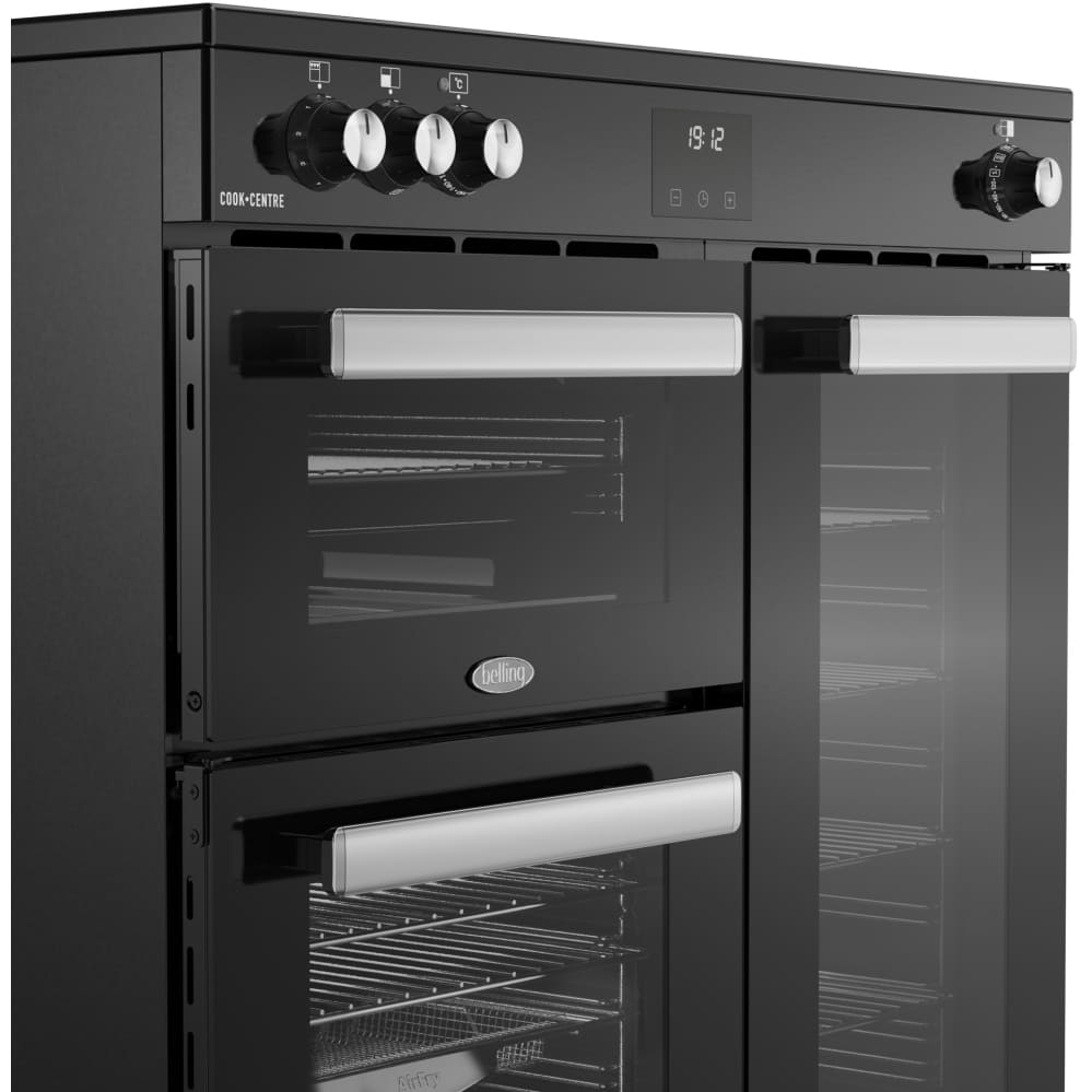 90cm Induction Belling Range Cooker, Black, A Rated - RCA COOKCENTRE 90Ei - London Houseware - 5