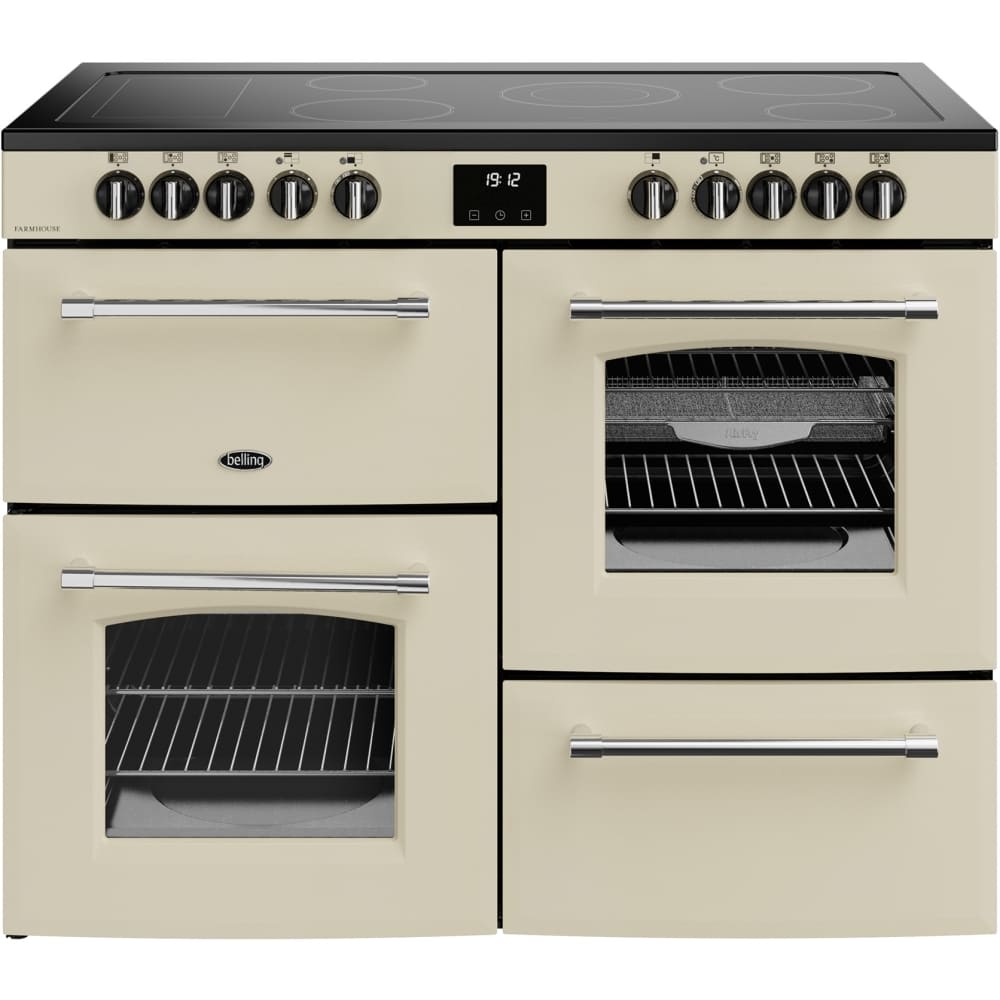 110cm Induction Belling Range Cooker, Cream, A Rated - RCA FARMHOUSE 110Ei - London Houseware - 1
