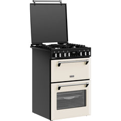 Dual Fuel Cooker with Double Oven, Cream - Stoves DXMRARICH 60DF - London Houseware - 2
