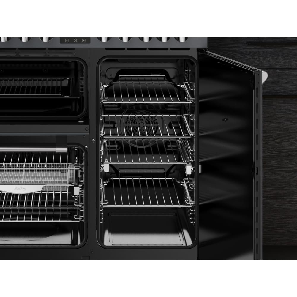 90cm Dual Fuel Stoves Range Cooker, Grey  - RCA RICH 90DF ANT - London Houseware - 13