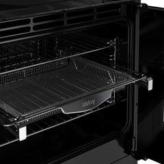 110cm Dual Fuel Stoves Range Cooker, Grey, A Rated - RCA RICH 110DF ANT - London Houseware - 4