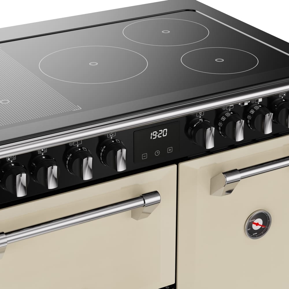 90cm Induction Stoves Range Cooker, Cream, A Rated - DX RCA RICH 90Ei RTY - London Houseware - 5