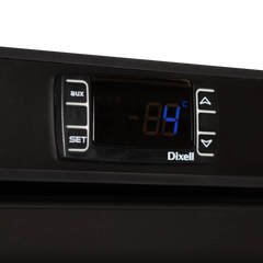 BLACK Glass Door Merchandiser – 400L Refrigerator UR400G