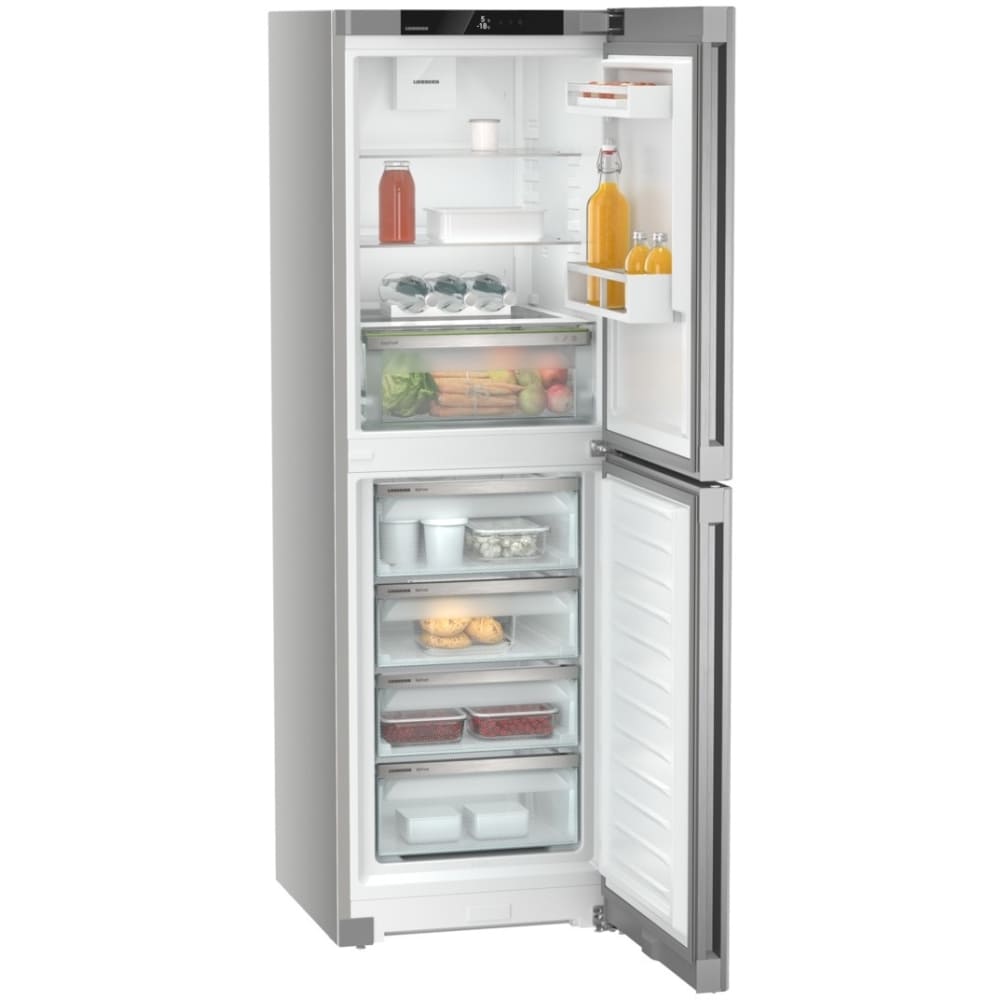 319L No Frost Freestanding Fridge Freezer, 60/40, Stainless Steel - Liebherr CNsfd5204 - London Houseware - 7