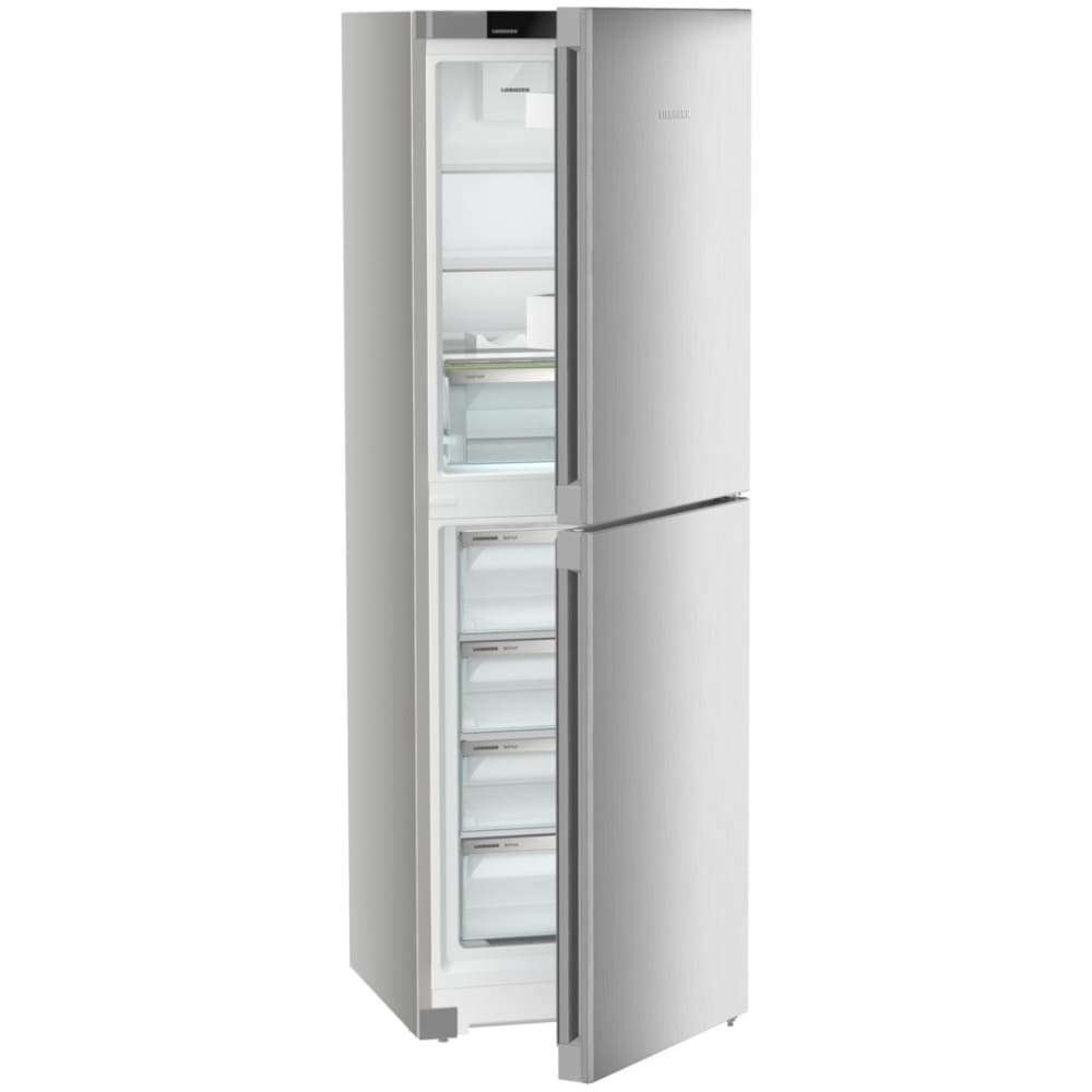 319L No Frost Freestanding Fridge Freezer, 60/40, Stainless Steel - Liebherr CNsfd5204 - London Houseware - 4