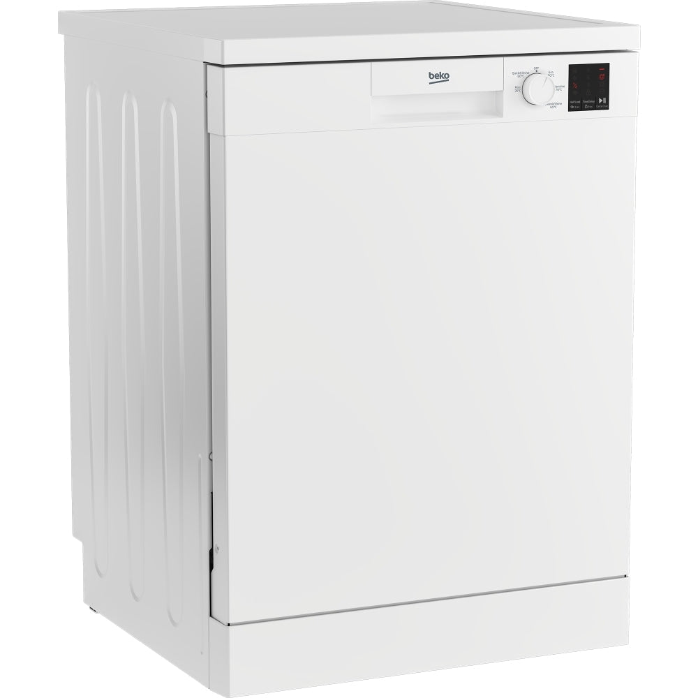 Beko Dishwasher, 60cm White Freestanding - DVN05C20W -London Houseware - 2