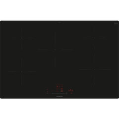 80cm 4 Zone Induction Hob, Black - Siemens EH801HVB1E iQ100 - Naamaste London Homewares - 1