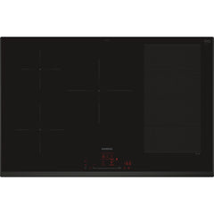 80cm 5 Zone Induction Hob, Black - Siemens EX851HVC1E iQ700 - Naamaste London Homewares - 1