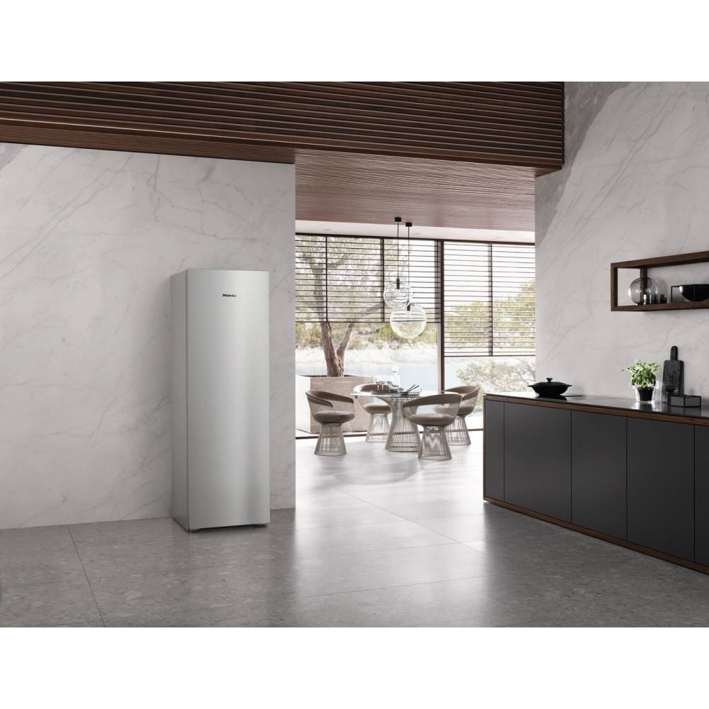 278L No Frost Tall Freezer, Stainless Steel - Miele FNS4382D - Naamaste London Homewares - 3