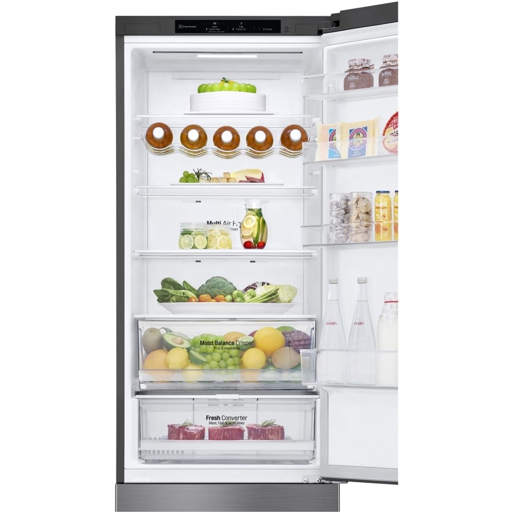 384L Total No Frost Freestanding Fridge Freezer, 70/30, Stainless Steel - LG GBB62PZGCC1 - London Houseware - 4