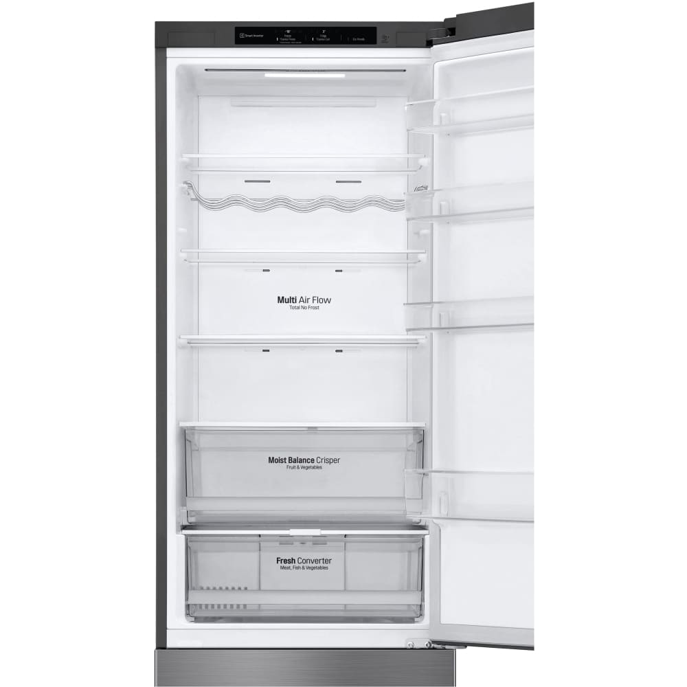384L Total No Frost Freestanding Fridge Freezer, 70/30, Stainless Steel - LG GBB62PZGCC1 - London Houseware - 3