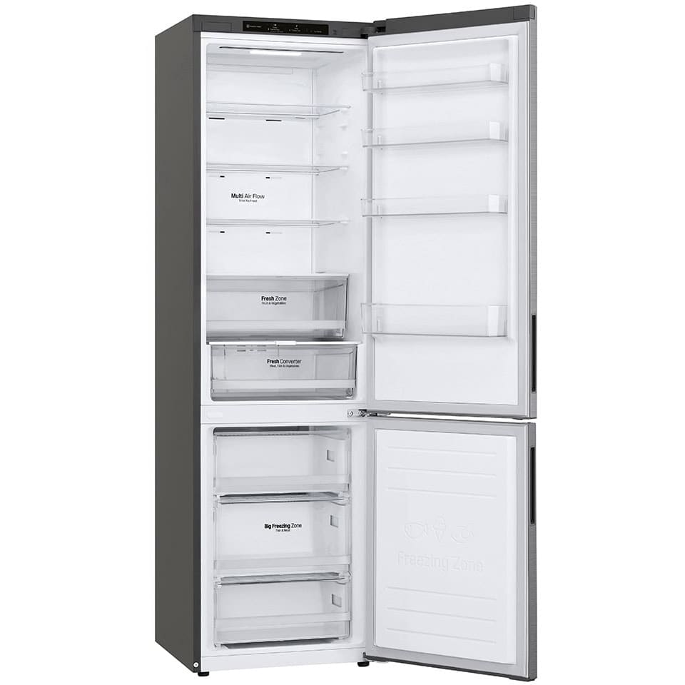 384L No Frost Freestanding Fridge Freezer, 70/30, Silver, B Rated - LG GBP62PZNBC - London Houseware - 5