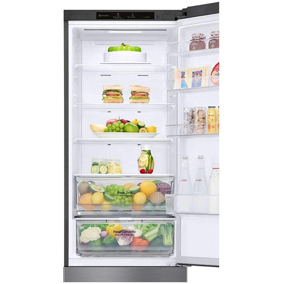 384L No Frost Freestanding Fridge Freezer, 70/30, Silver, B Rated - LG GBP62PZNBC - London Houseware - 10