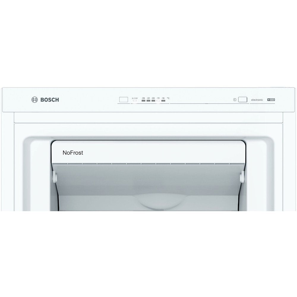 60cm Frost Free Tall Freezer, White - Bosch GSN33VWEPG Series 4 - Naamaste London Homewares - 2