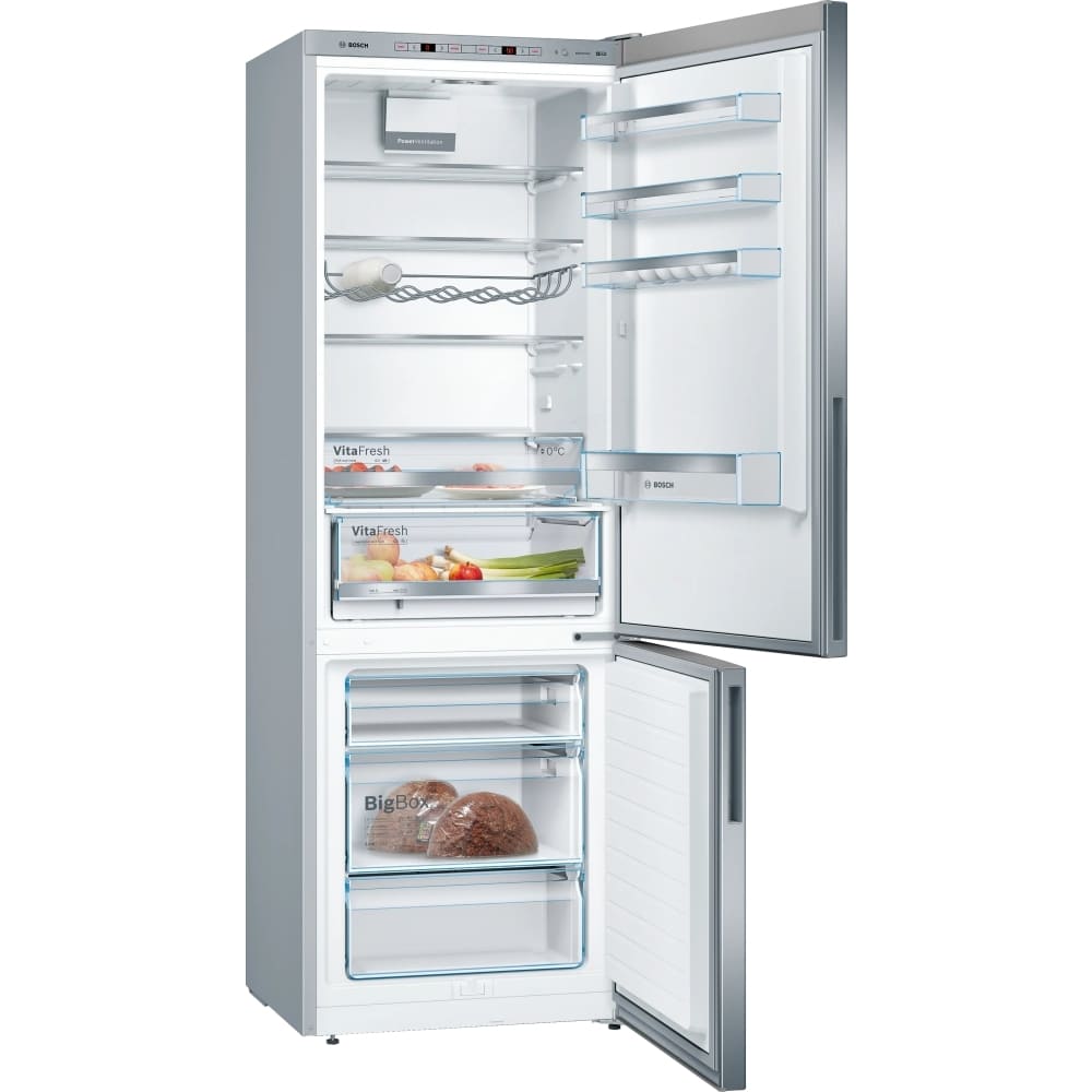 413L Low Frost Bosch Fridge Freezer, 60/40, Stainless Steel - KGE49AICAG Series 6 - London Houseware - 2