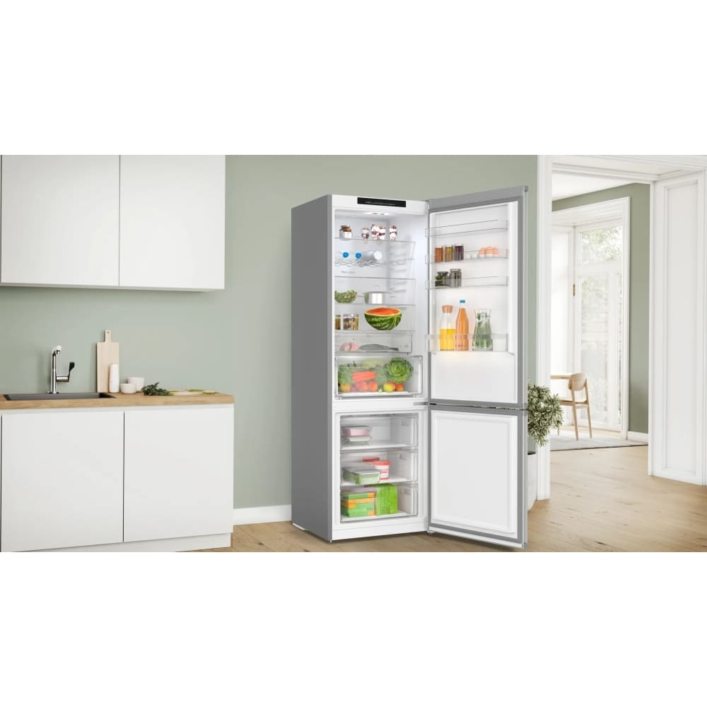 440L No Frost Bosch Fridge Freezer, 70/30, Stainless Steel - KGN492LDFG Series 4 - London Houseware - 9