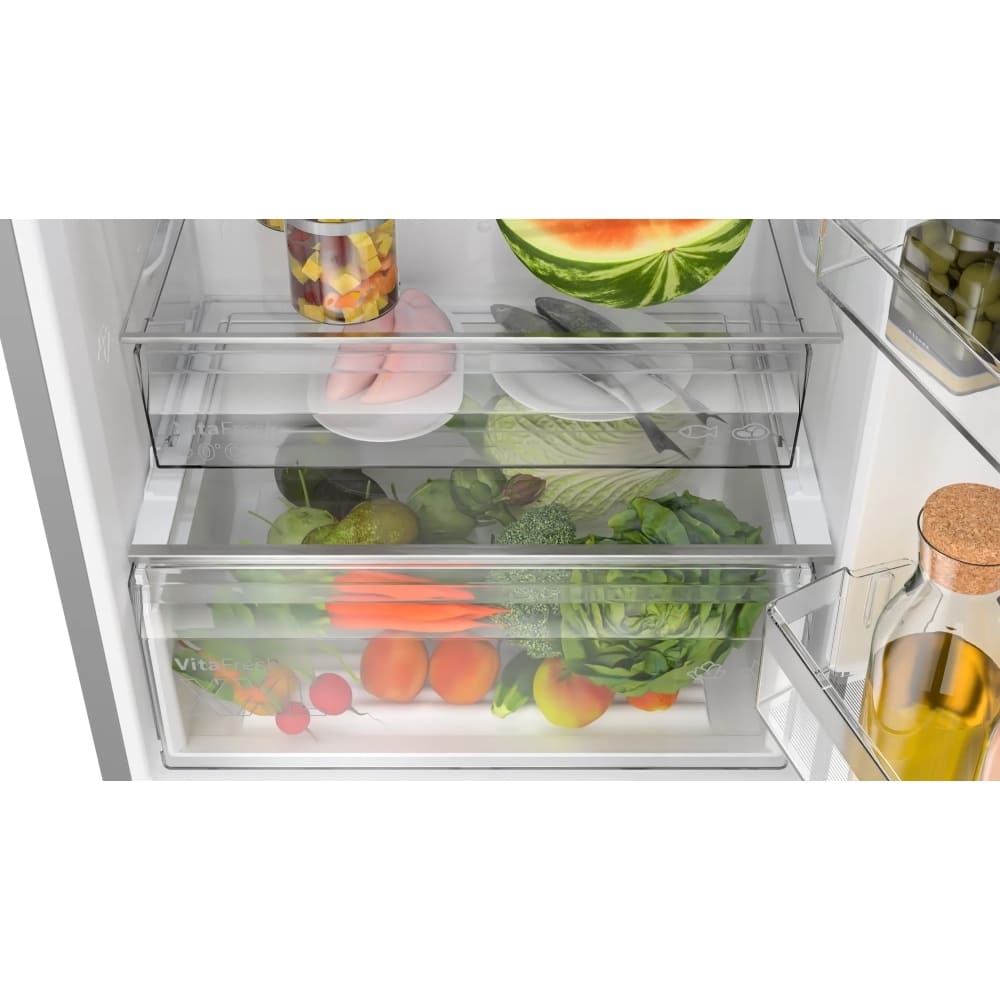 440L No Frost Bosch Fridge Freezer, 70/30, Stainless Steel - KGN492LDFG Series 4 - London Houseware - 7