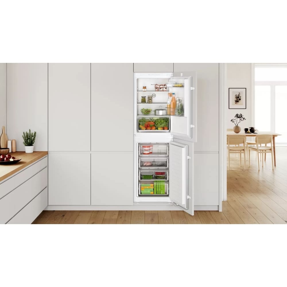 249L No Frost Bosch Integrated Fridge Freezer, 50/50, White - KIN85NSE0G Series 2 - London Houseware - 8