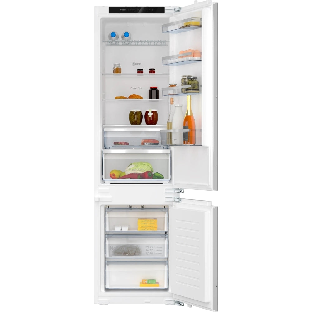 Neff KI7962FD0G N50 No Frost Integrated Fridge Freezer, Fixed Hinge, 70/30, D Rated